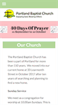 Mobile Screenshot of portlandbaptist.org.au